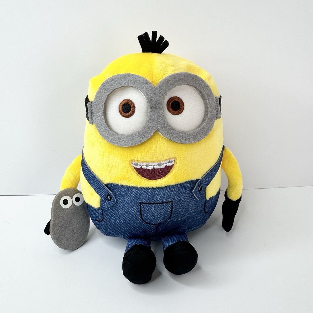 Minions The Rise of Gru OTTO Plush with Pet Rock Stuffed Doll Toy 7" Just Play